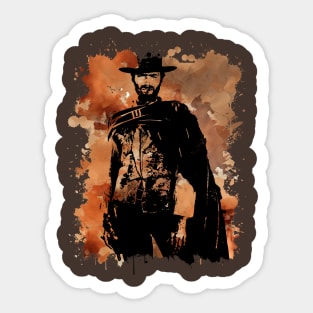 The Good, The Bad, & The Ugly - Brown Watercolor Splash Sticker